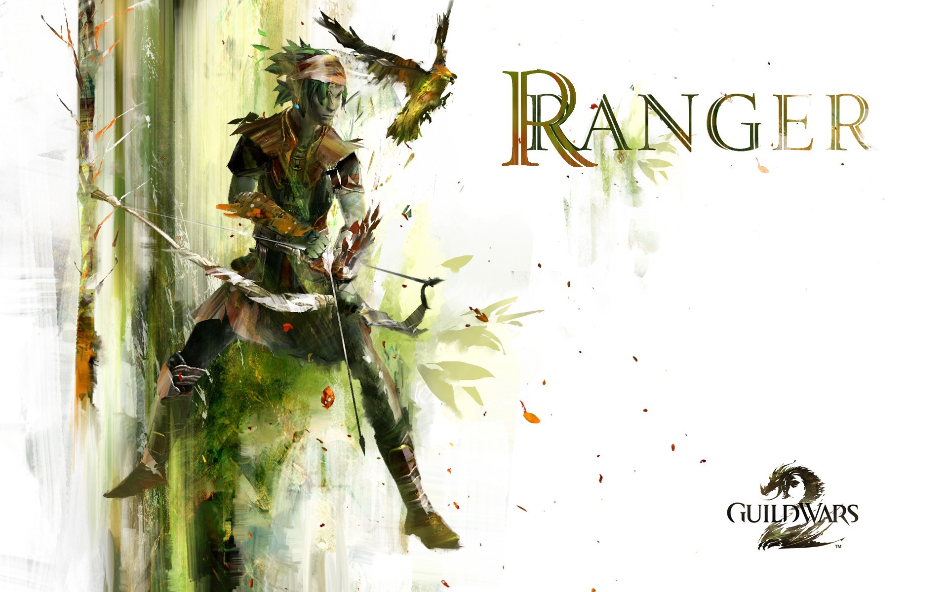 Ranger character art from Guild Wars 2