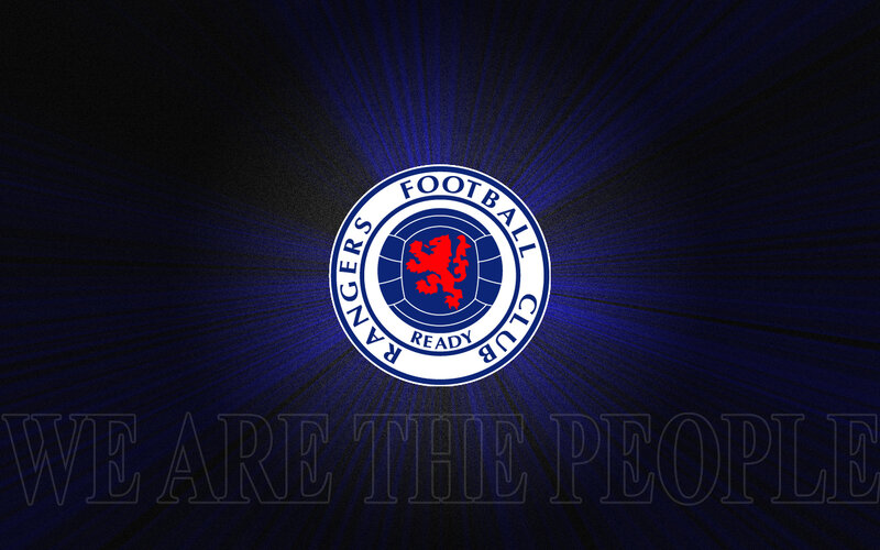Rangers FC logo with slogan