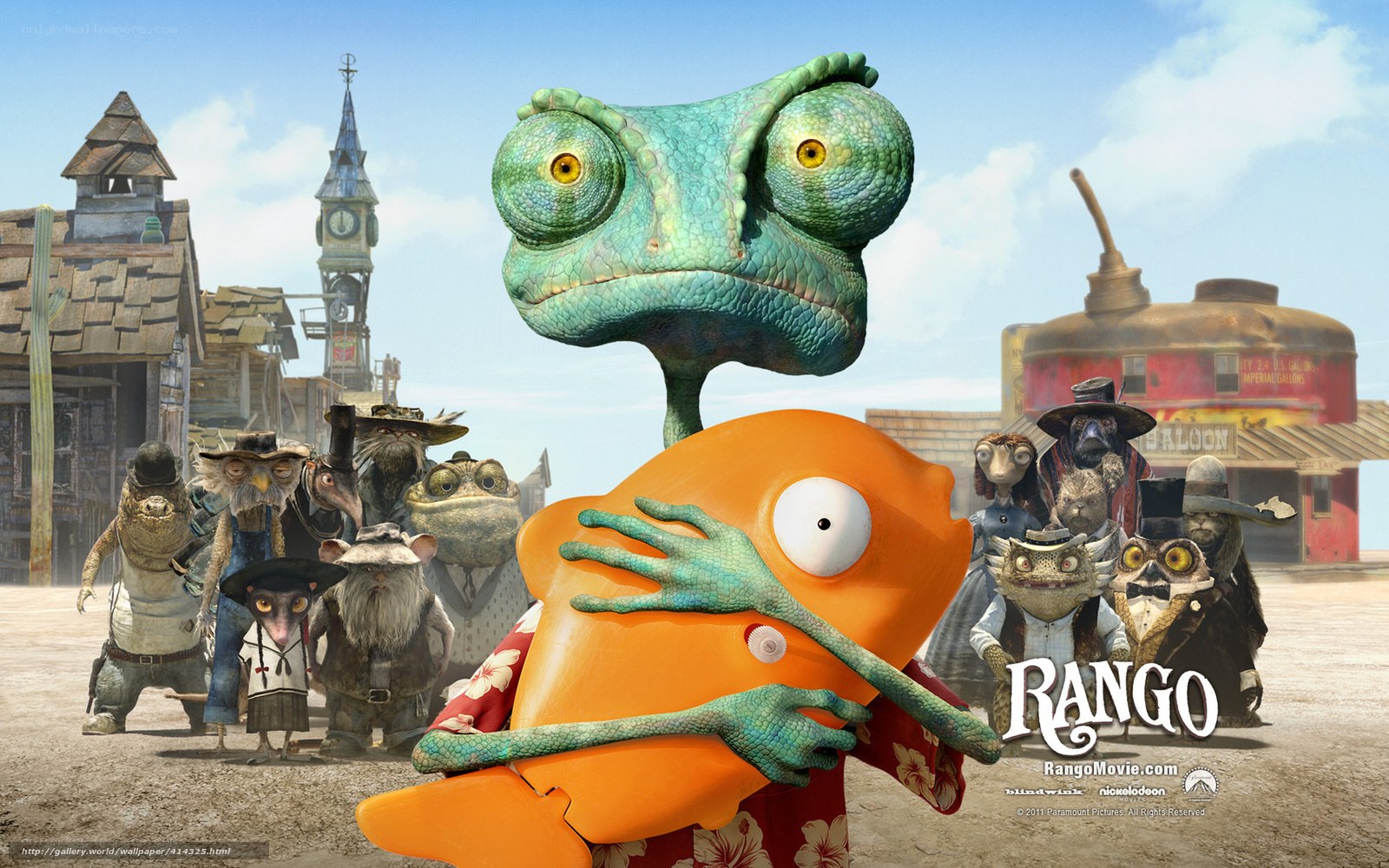 Rango movie poster