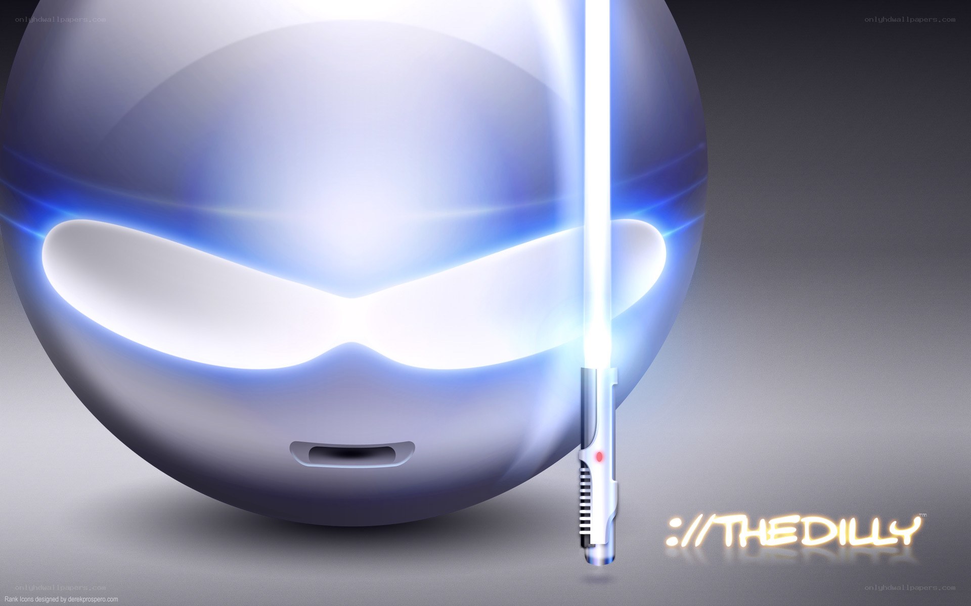 Rank icon with lightsaber