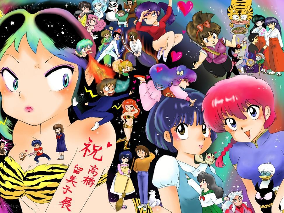 Ranma 1/2 character collage
