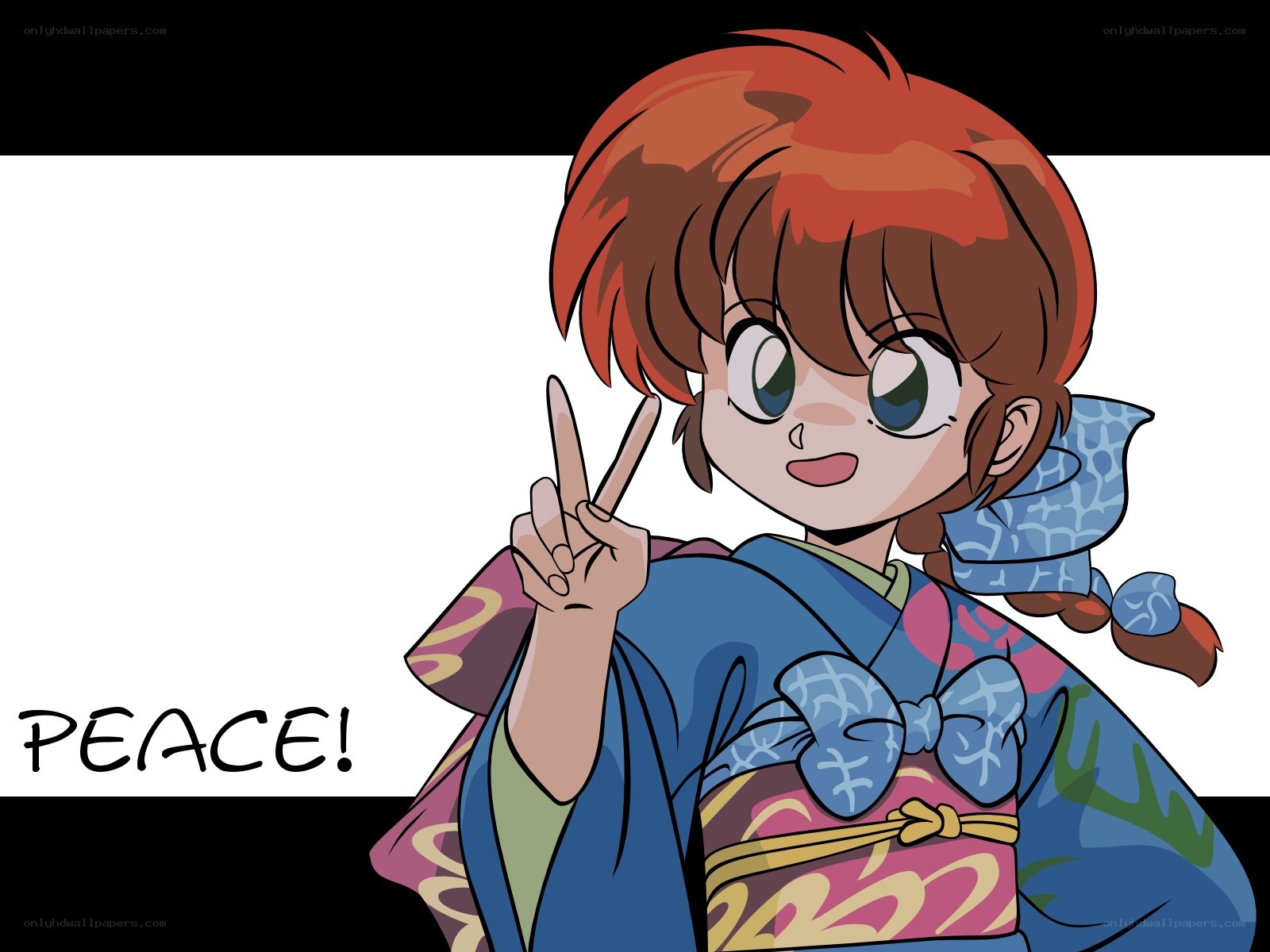 Ranma in a kimono