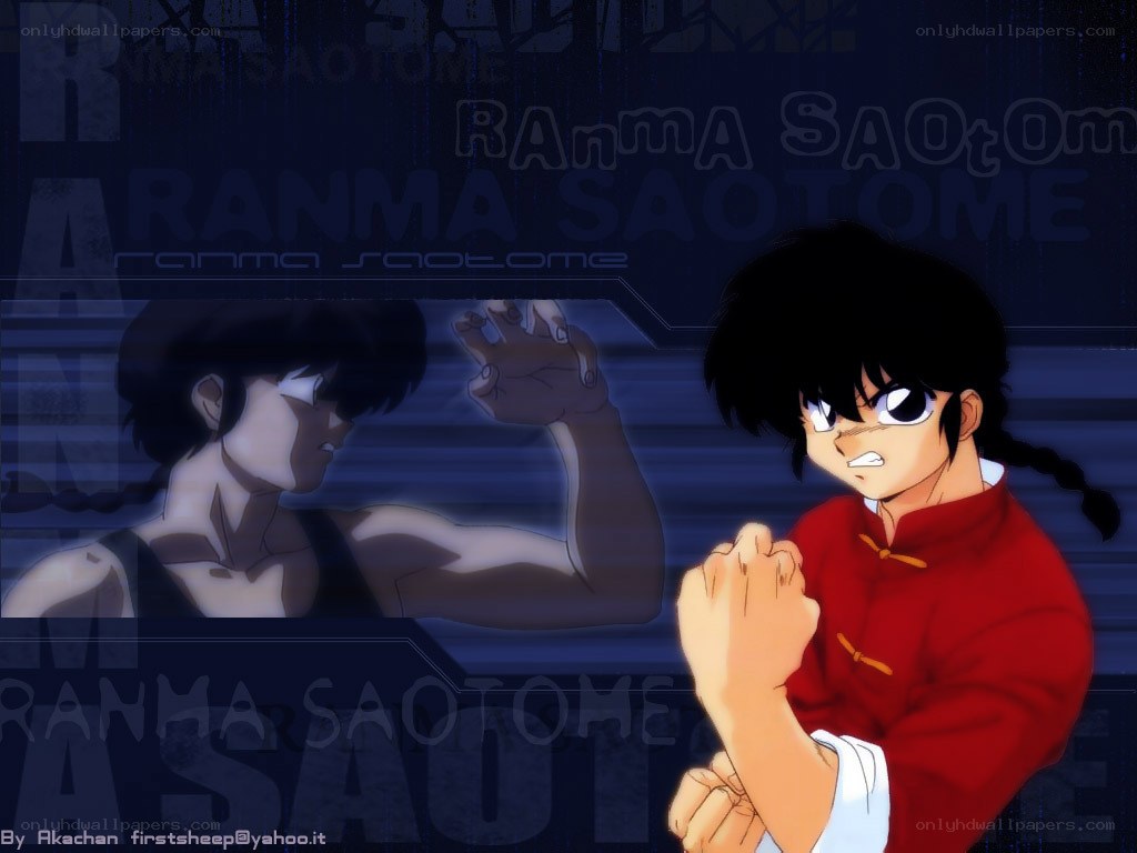 Ranma Saotome in fighting stance
