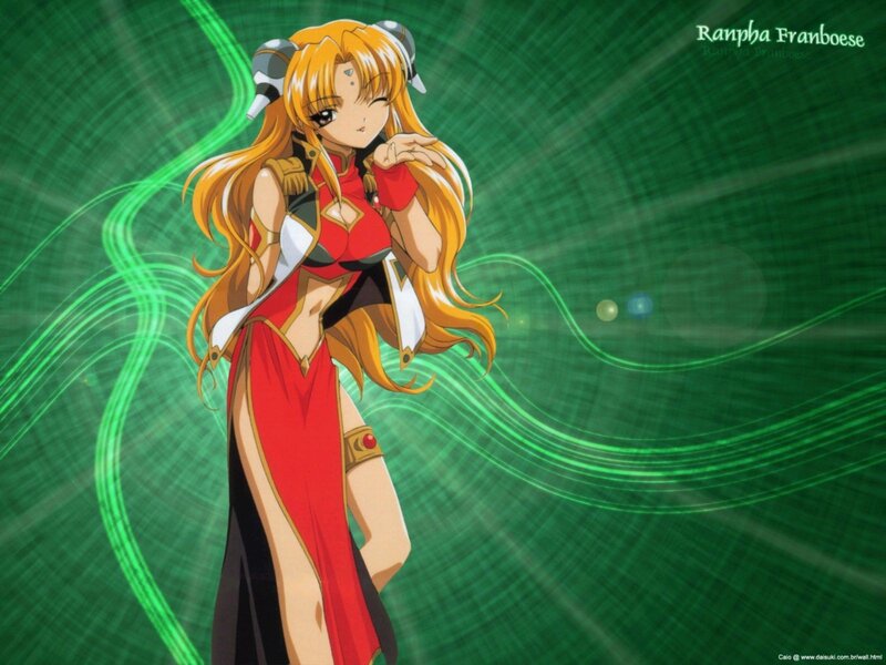 Ranpha in red dress