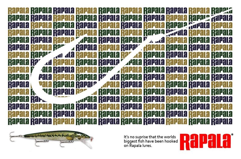 Rapala fishing lure advertisement