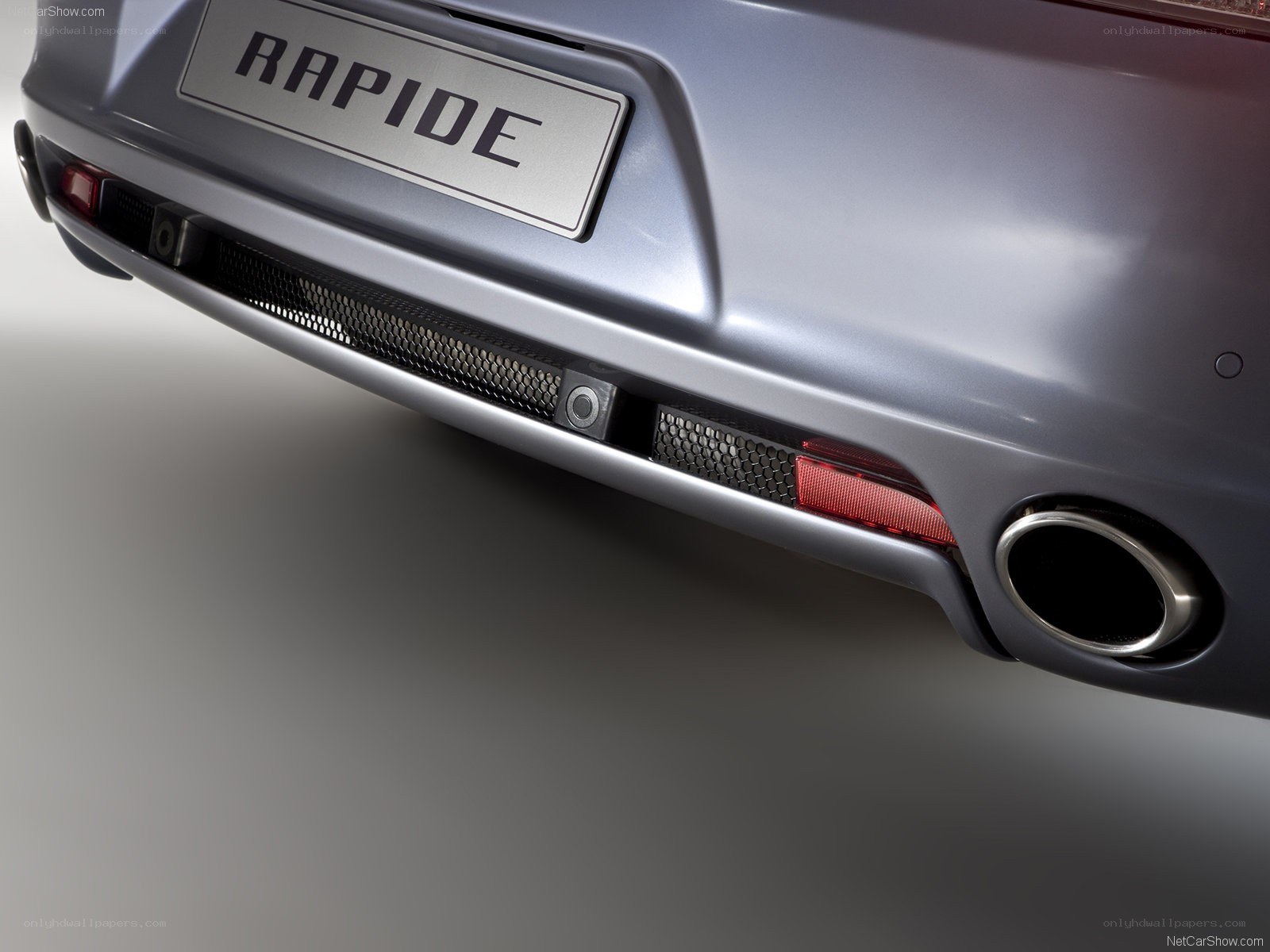 Rapide rear bumper detail