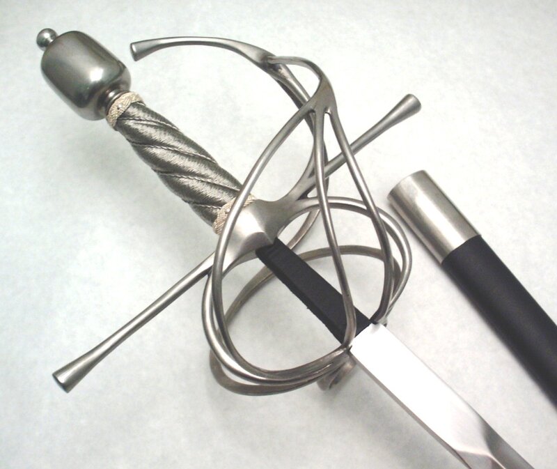 Rapier sword with guard