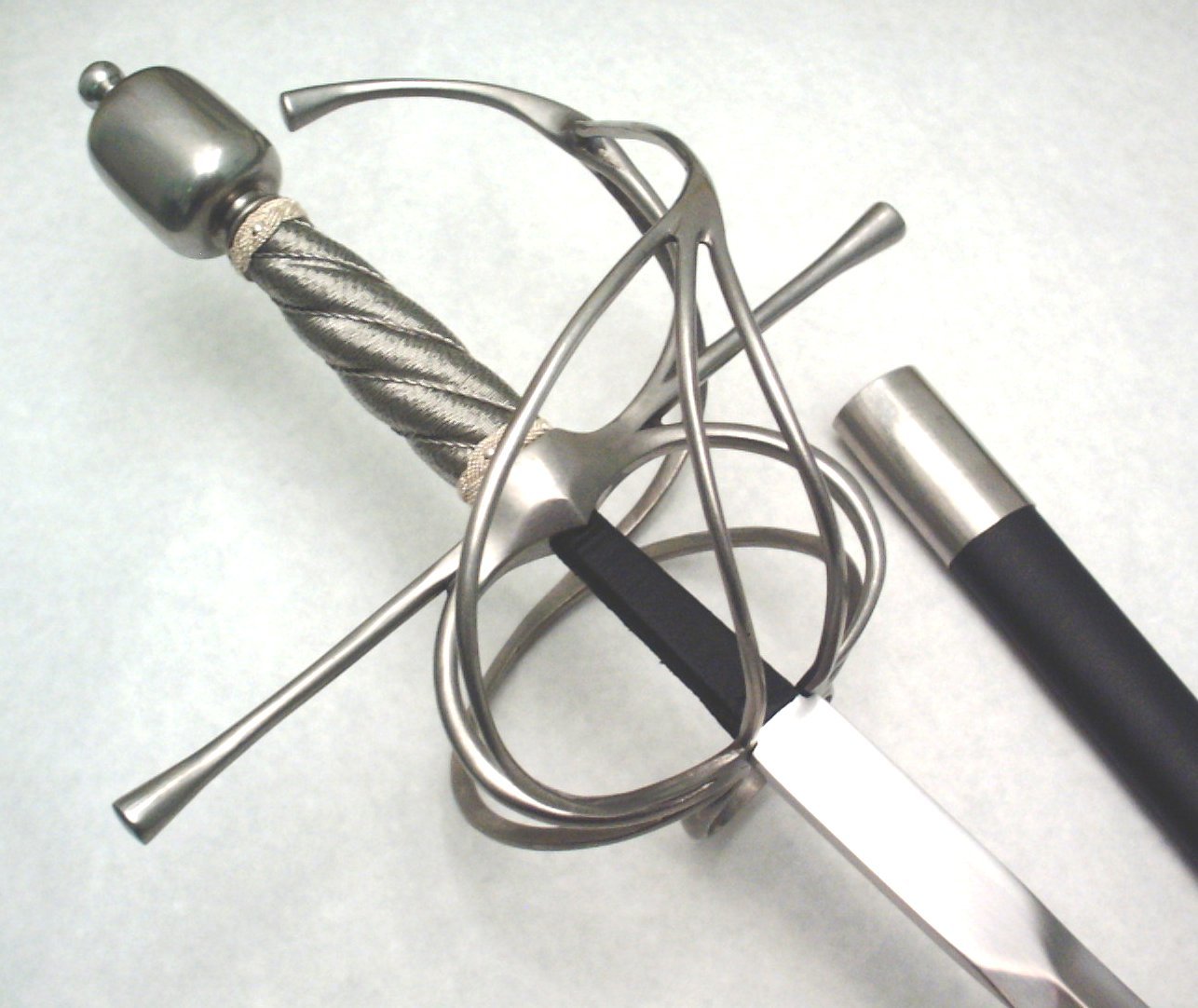 Rapier sword with guard