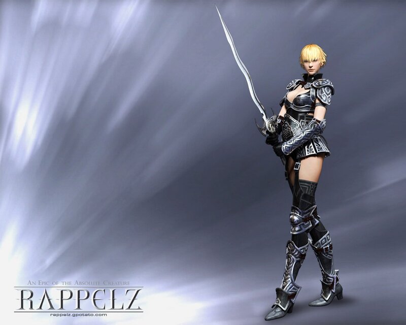 Rappelz female warrior character