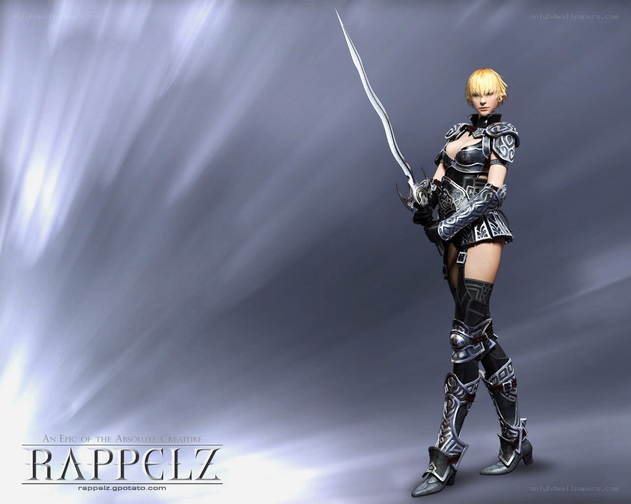 Rappelz female warrior character