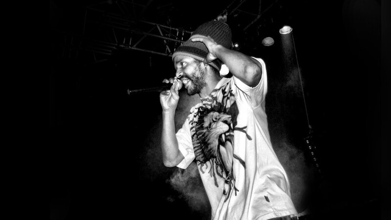 rapper performing on stage