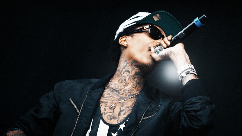rapper performing on stage