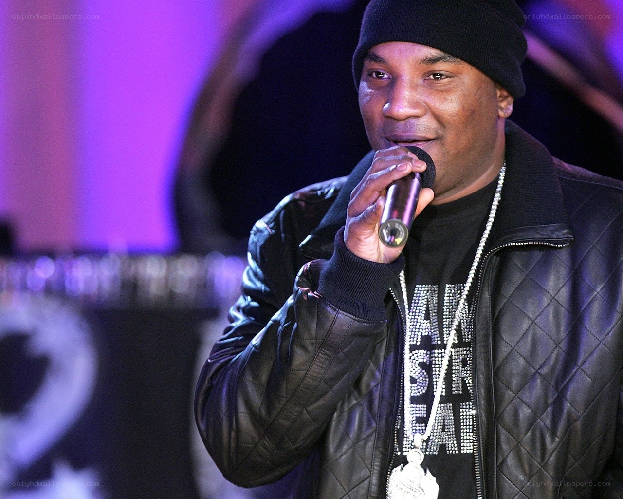 rapper performing on stage