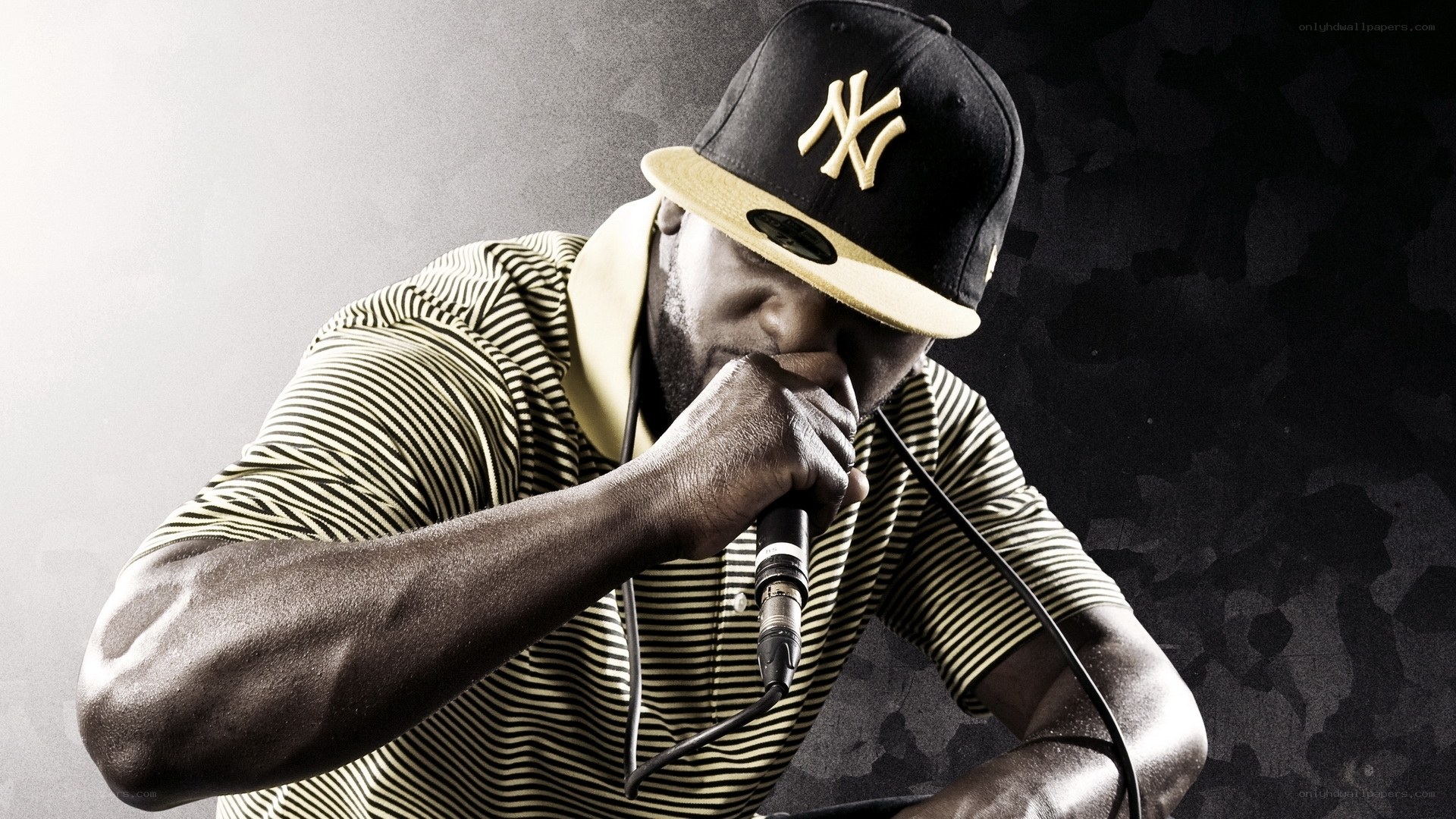 rapper performing on stage