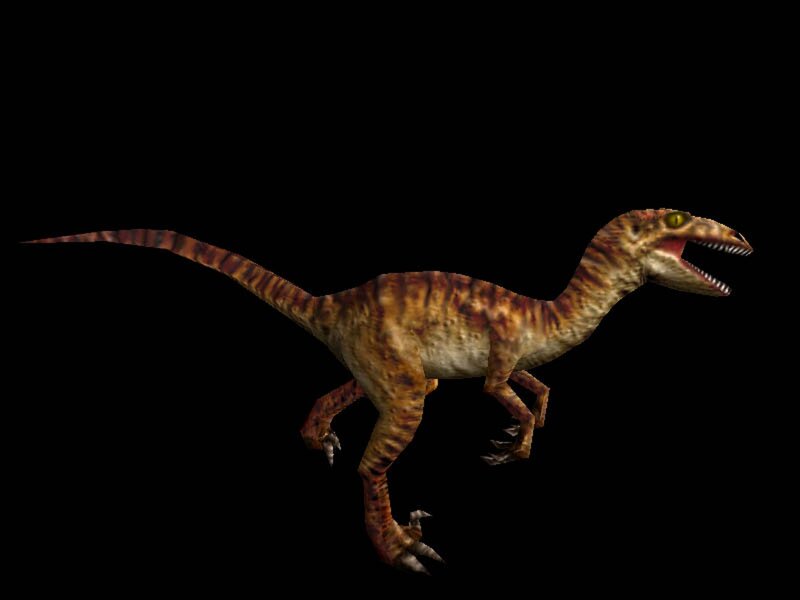 Raptor Dinosaur — Brown, Aggressive