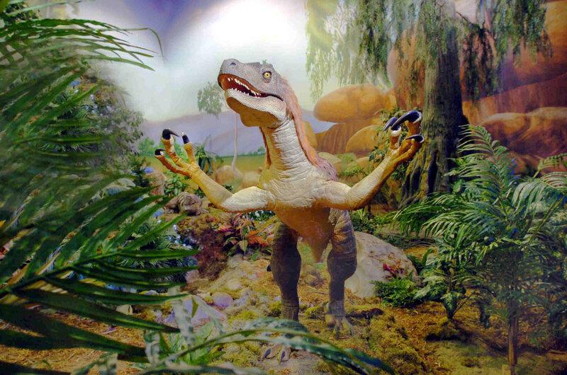 Raptor Dinosaur Model