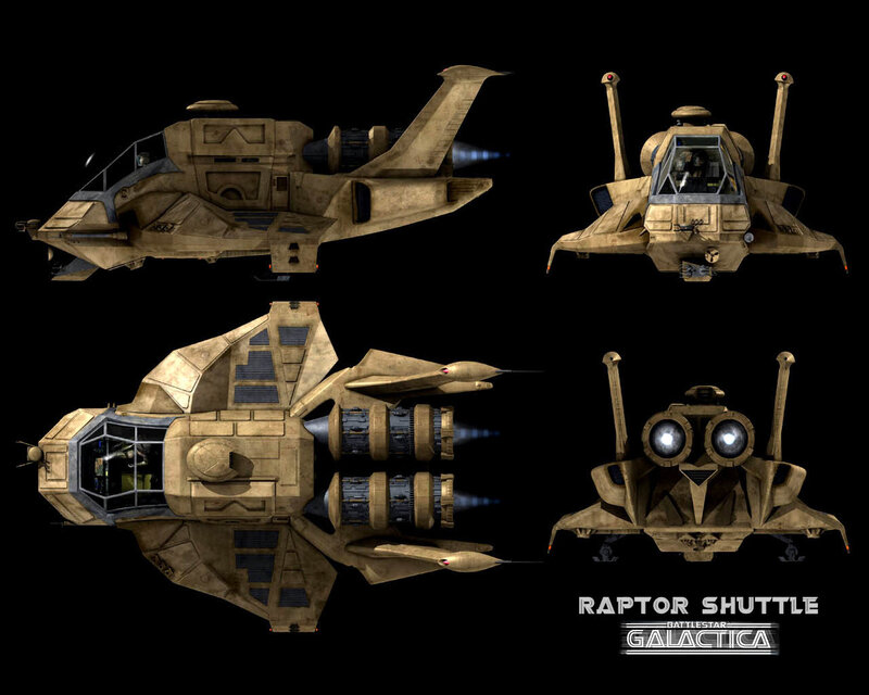 Raptor Shuttle from Battlestar Galactica