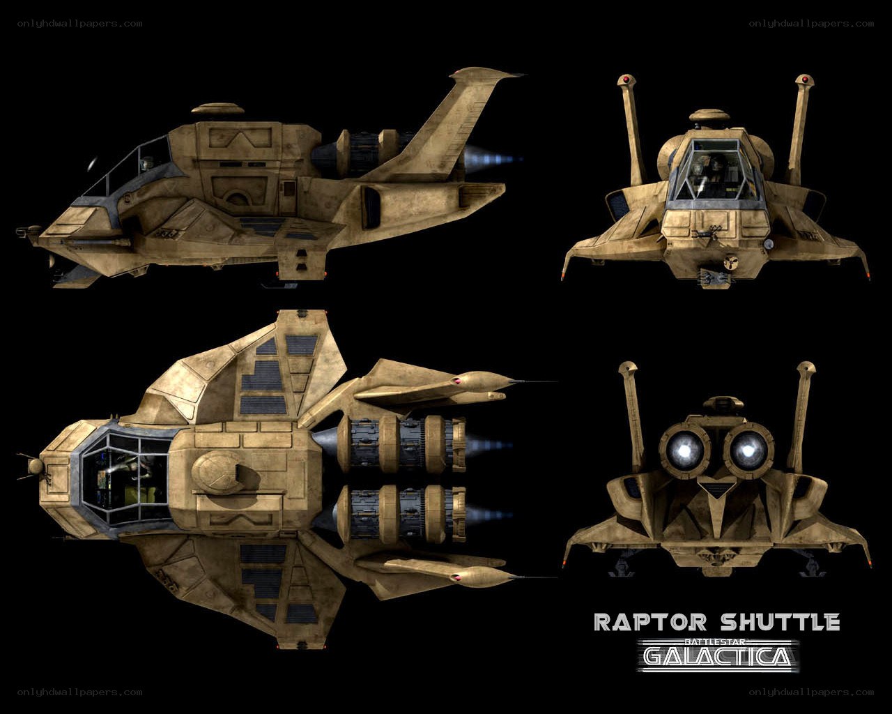 Raptor Shuttle from Battlestar Galactica