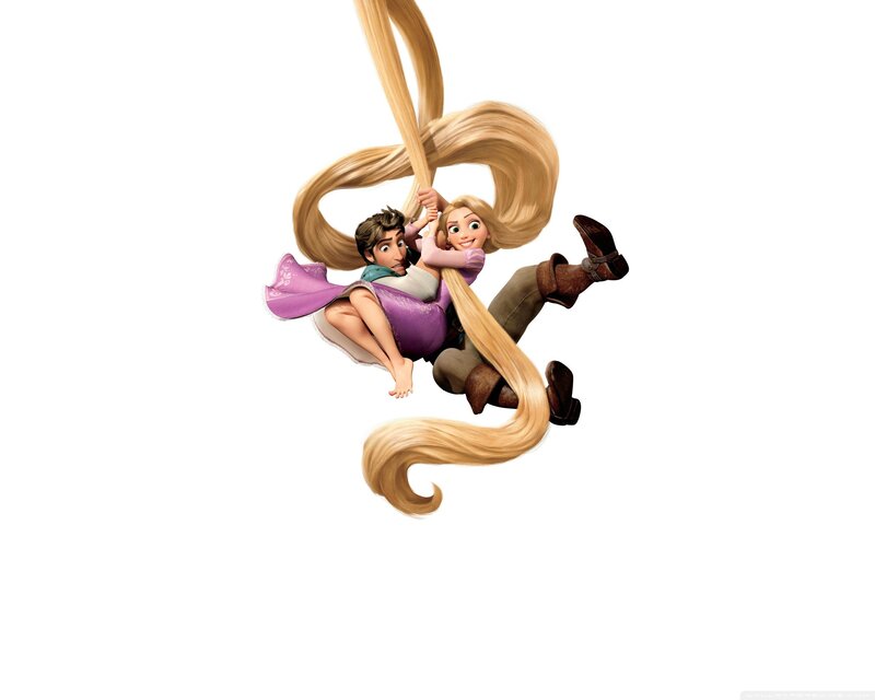 Rapunzel and Flynn Rider