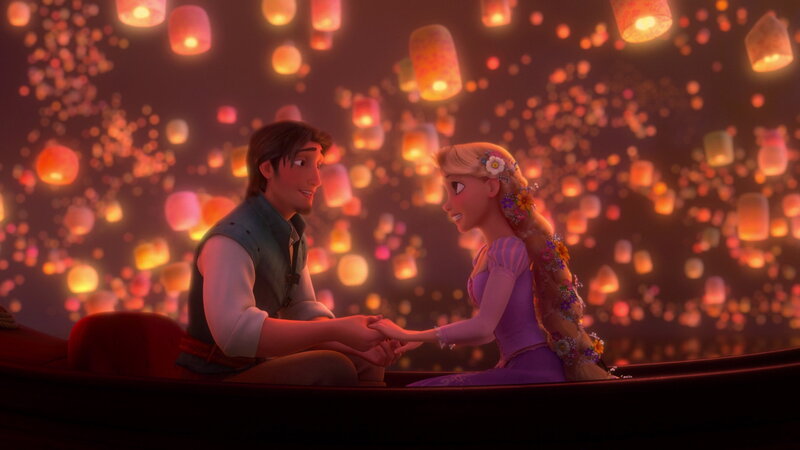 Rapunzel and Flynn Rider — Purple, Romantic