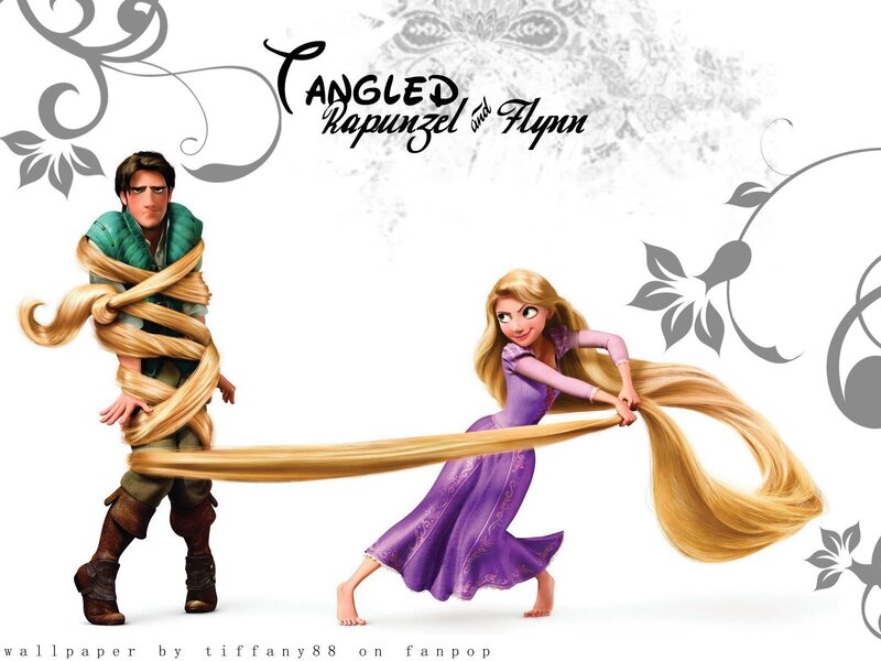 Rapunzel and Flynn Rider — Purple