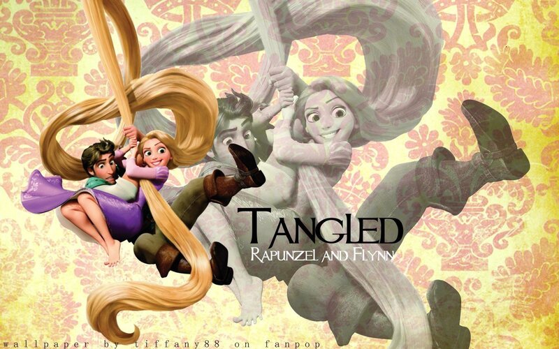Rapunzel and Flynn Rider — Yellow
