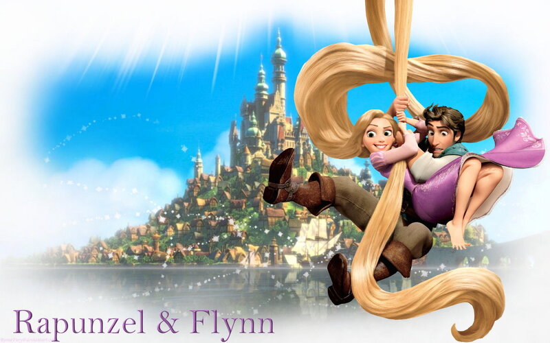 Rapunzel and Flynn