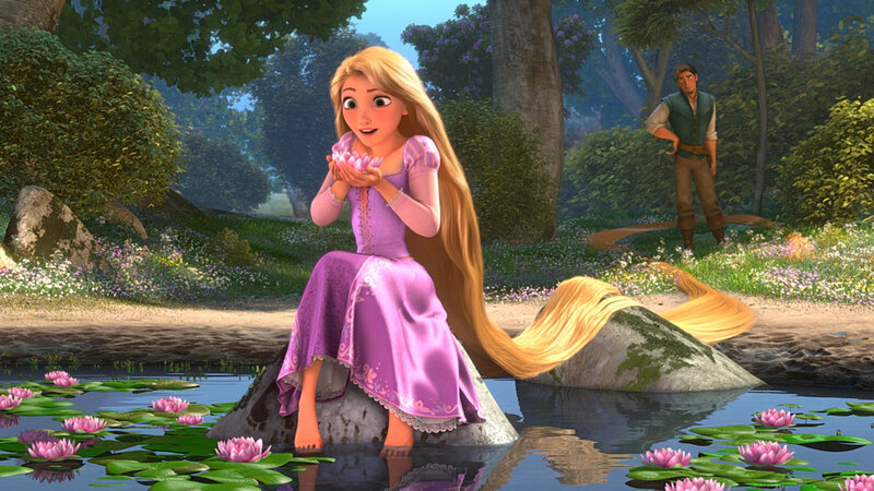 Rapunzel by the pond