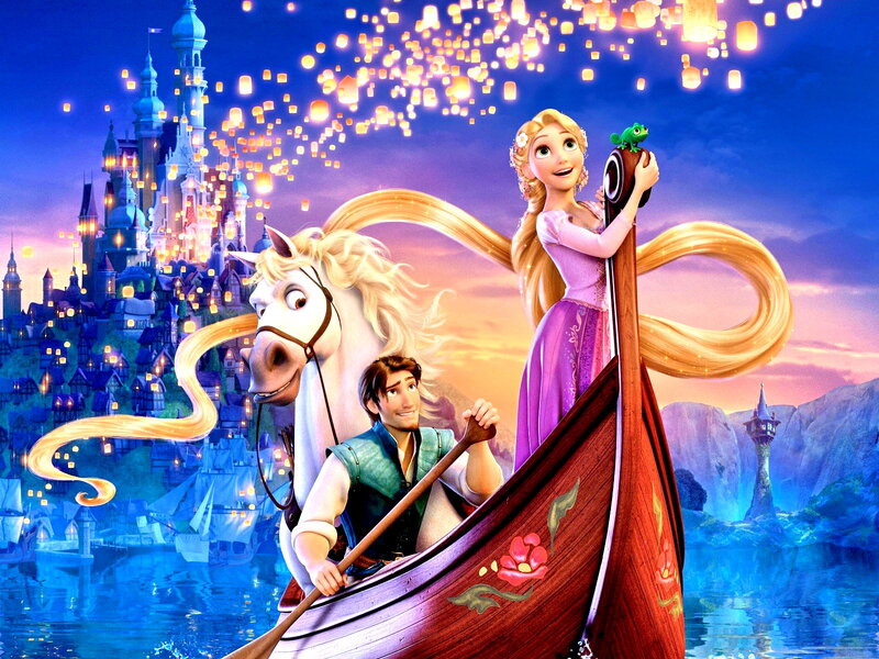 Rapunzel in a Boat