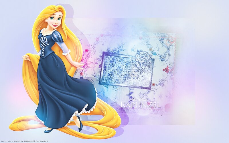 Rapunzel in Blue Dress