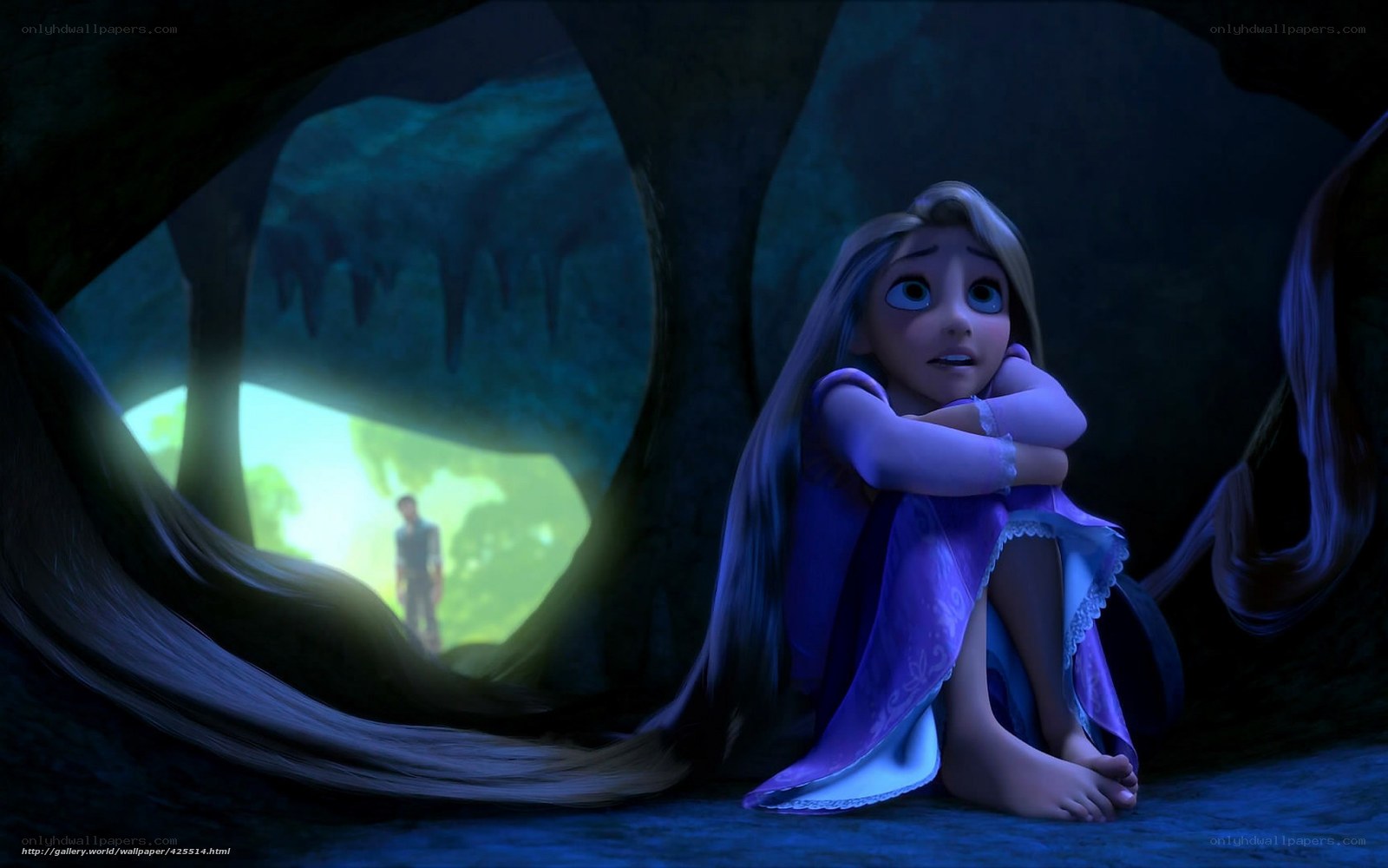 Rapunzel in the cave