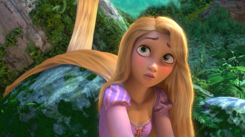 Rapunzel in the forest