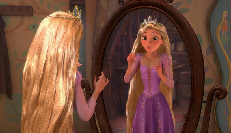 Rapunzel in the mirror