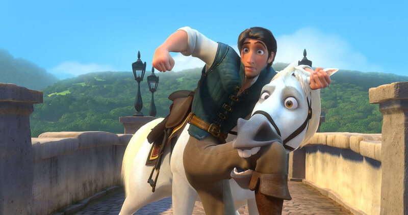 Rapunzel's Prince on a horse