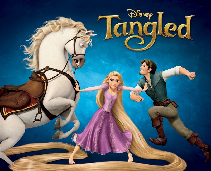 Rapunzel with Flynn Rider — Blue
