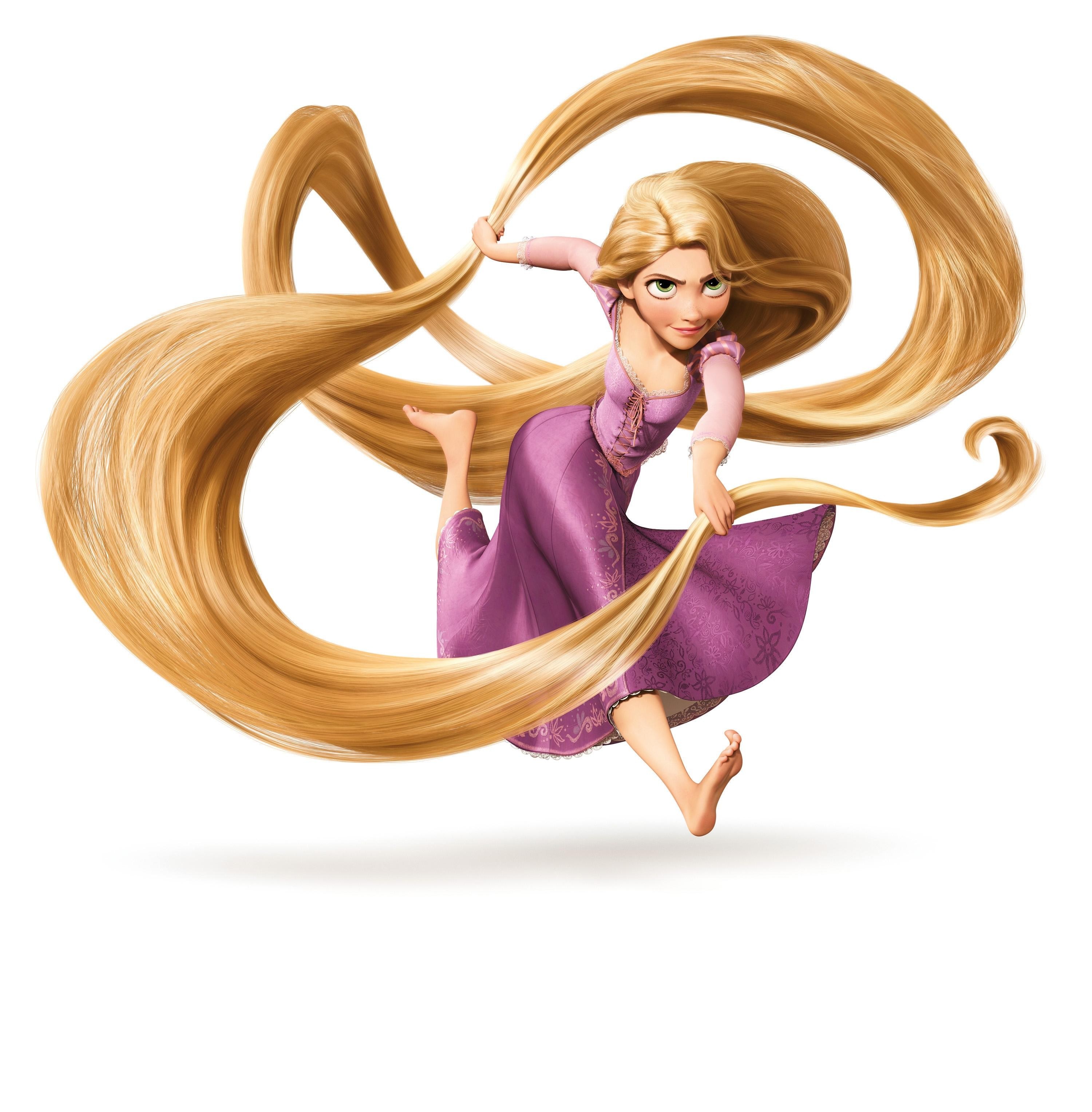 Rapunzel with long hair