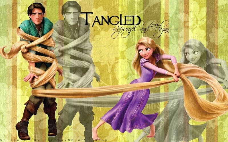 Rapunzel with Long Hair — Purple