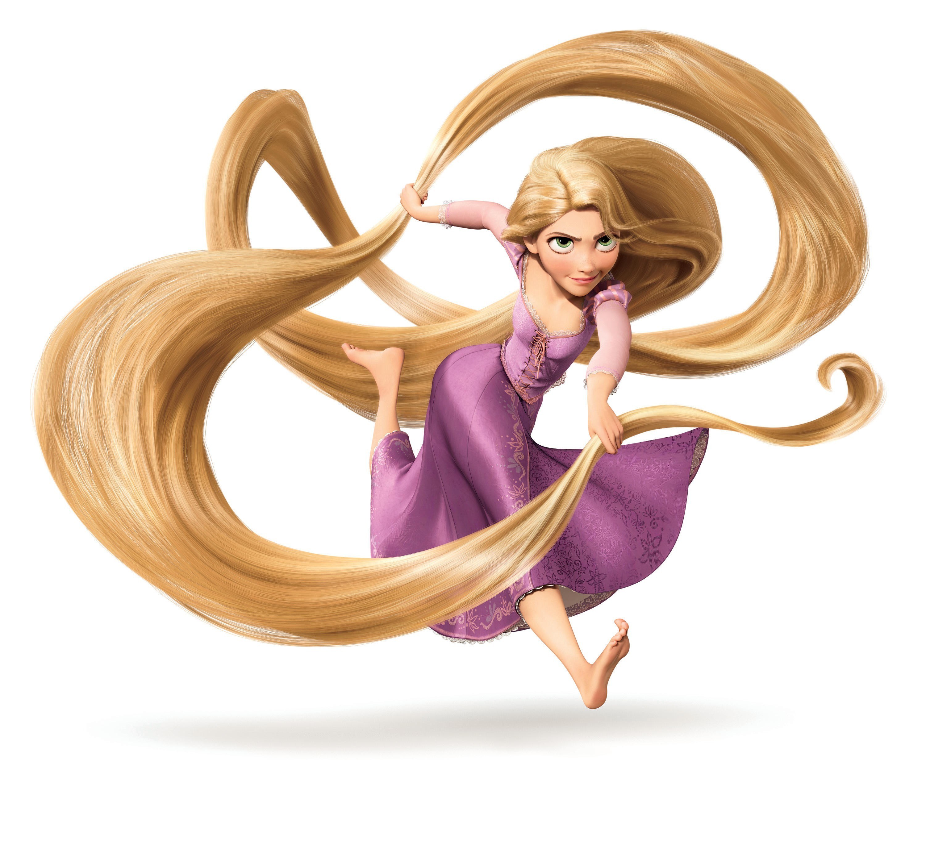 Rapunzel with long hair