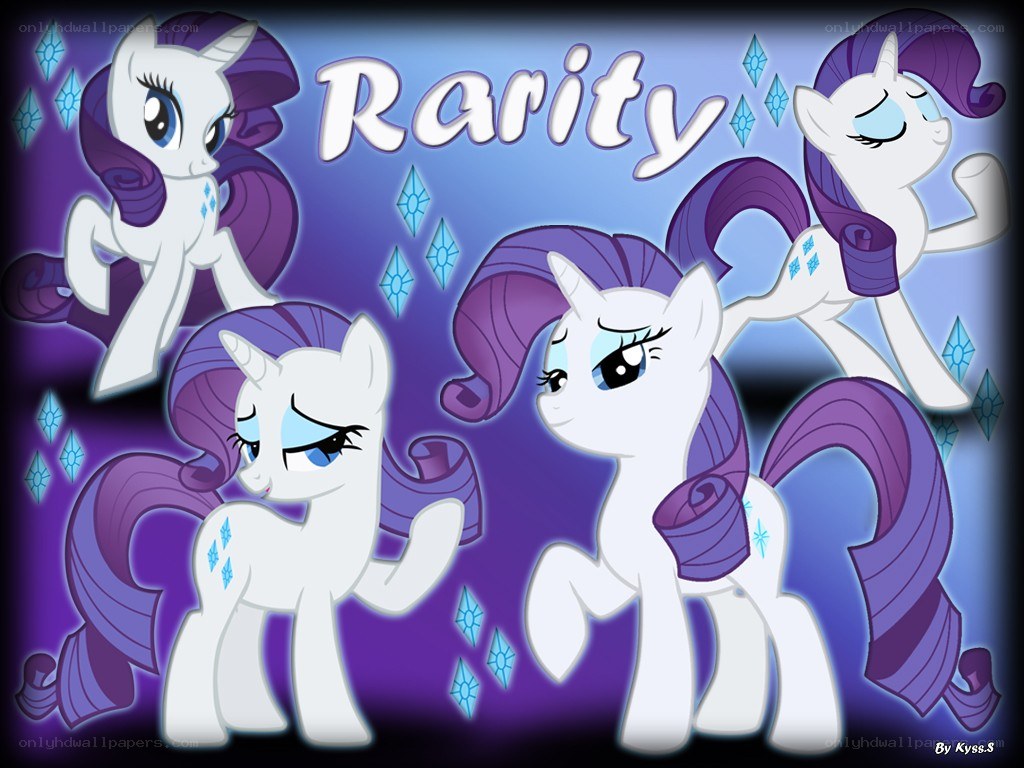 Rarity character collage