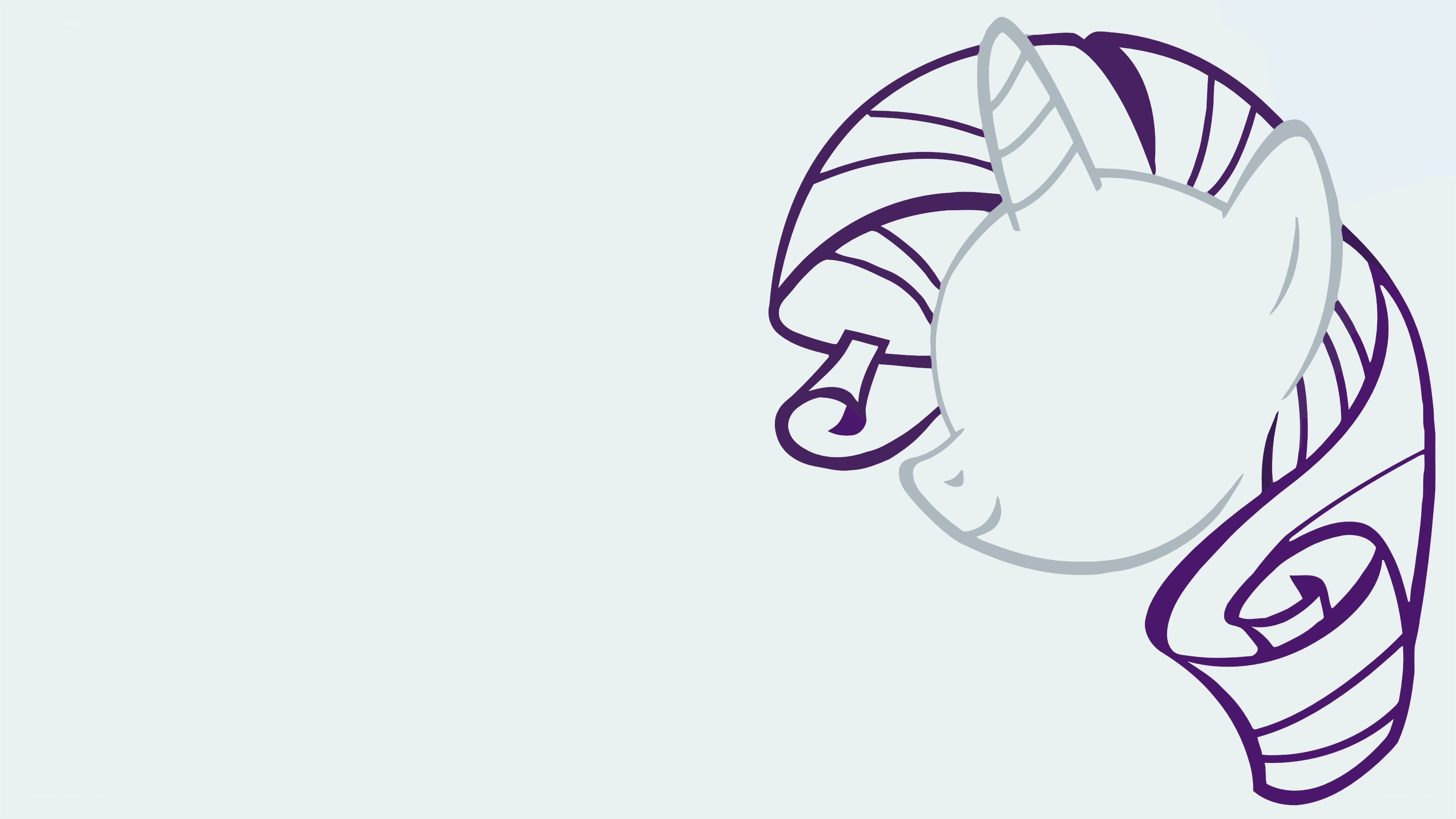 Rarity character outline