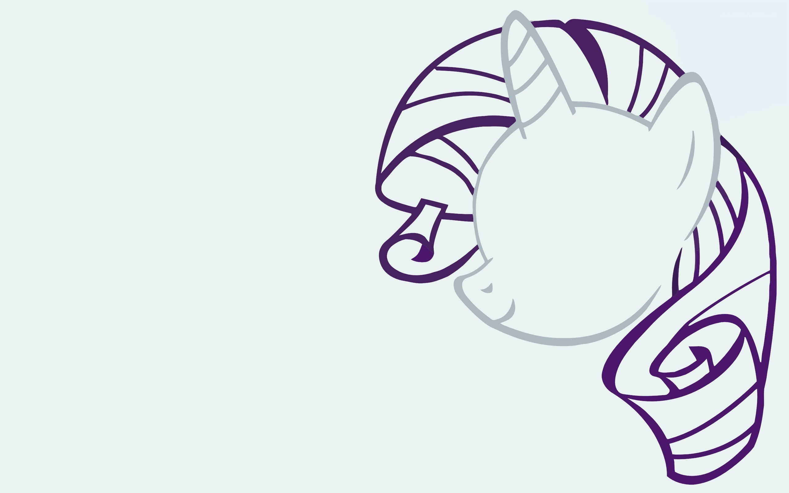 Rarity character outline