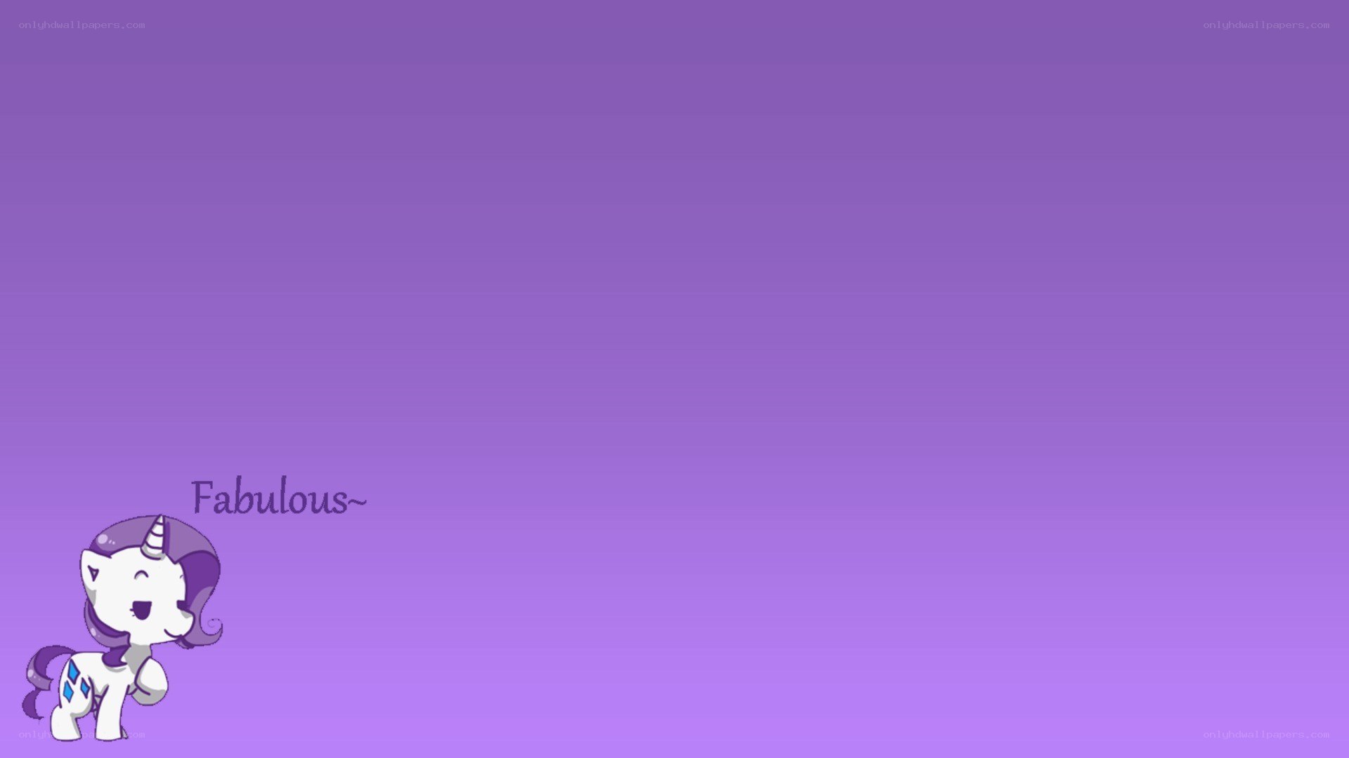 Rarity character wallpaper
