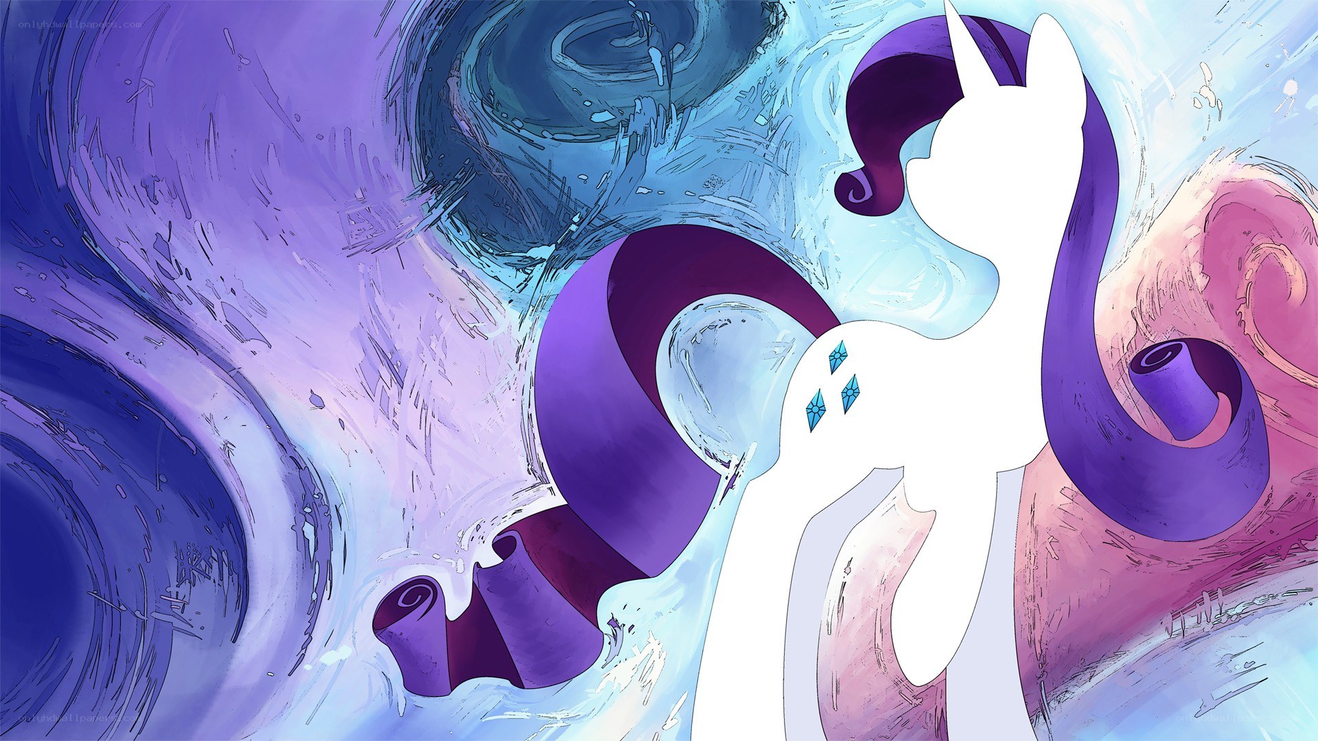 Rarity in a swirling vortex