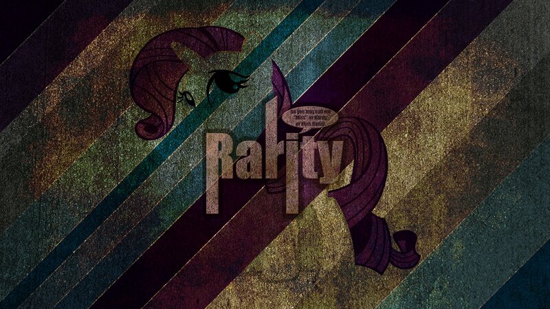 Rarity the Pony — Purple, Dramatic