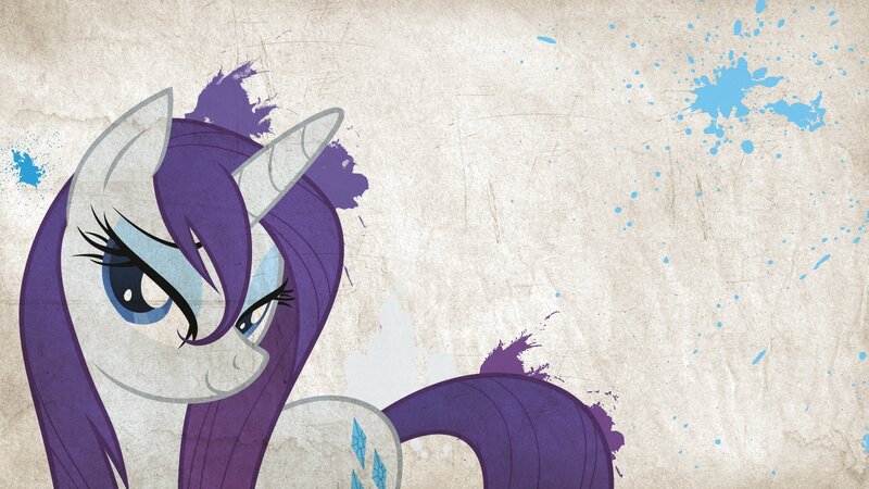 Rarity the unicorn character