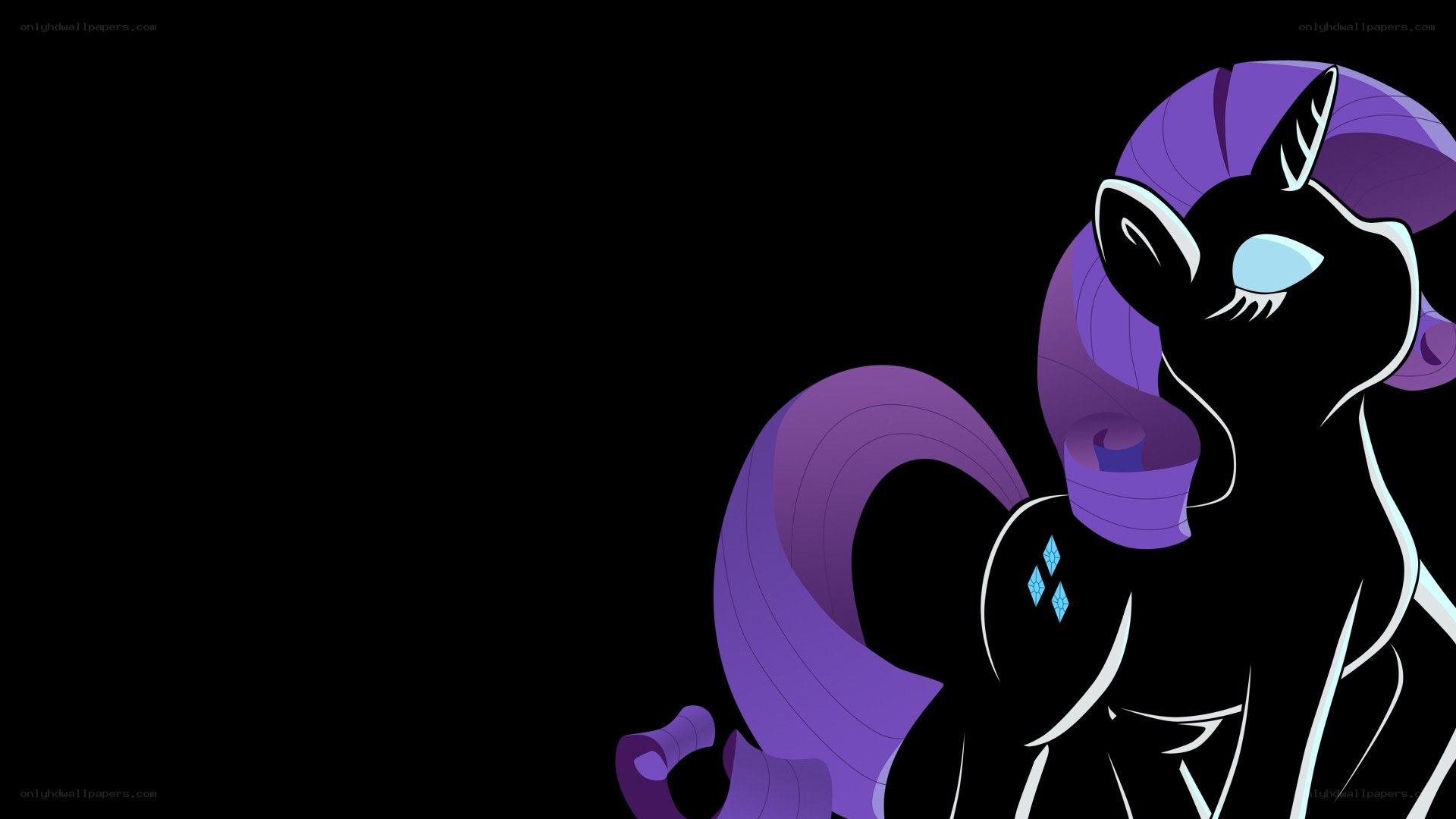 Rarity the unicorn character