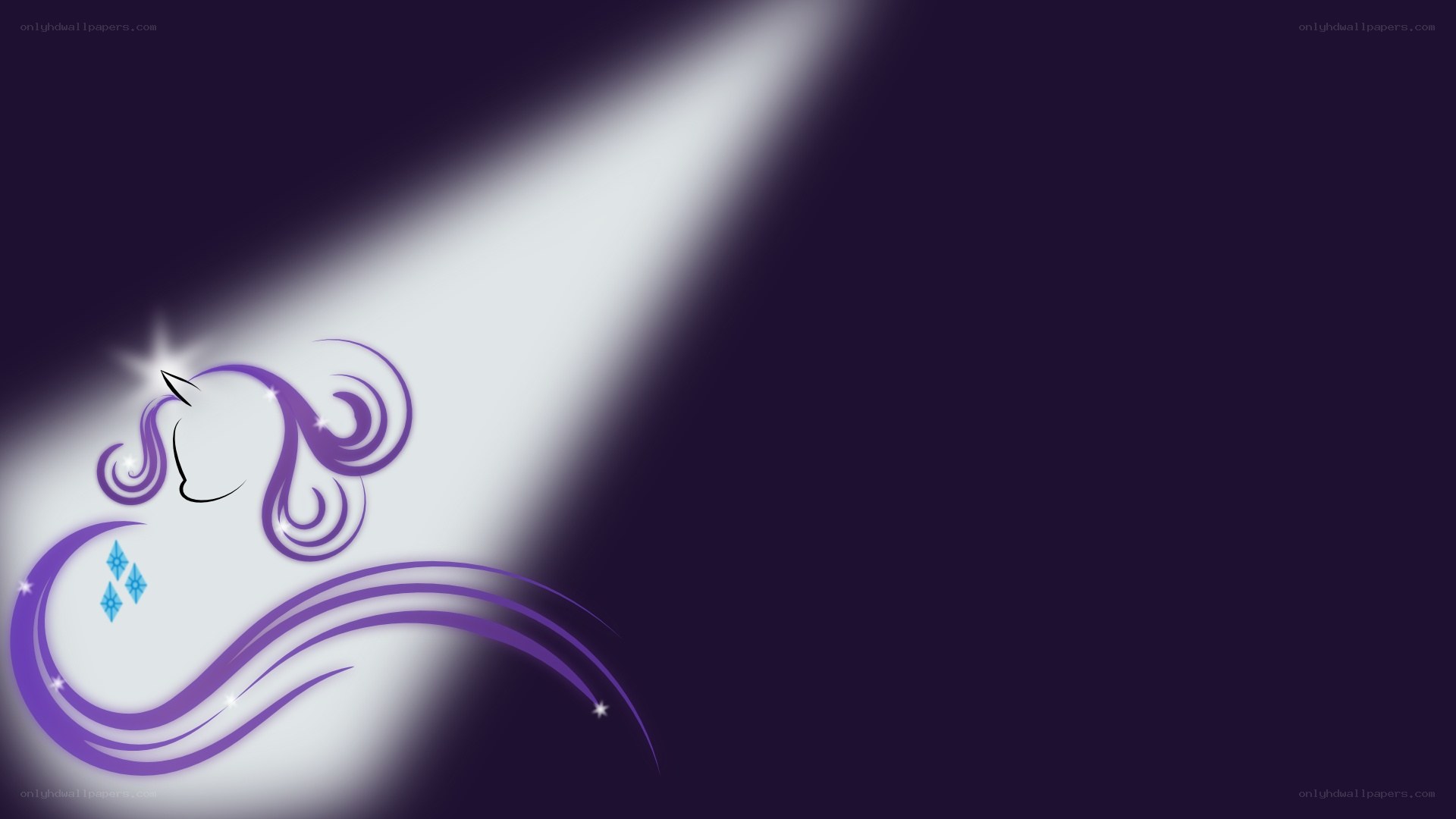 Rarity the unicorn logo