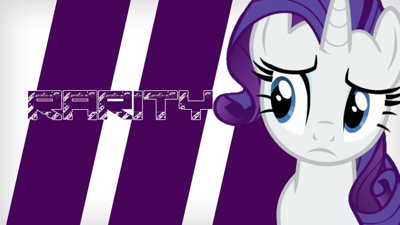 Rarity the Unicorn — Purple, Sad
