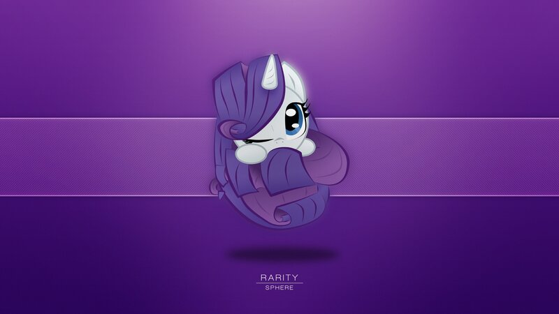 Rarity the Unicorn — Purple