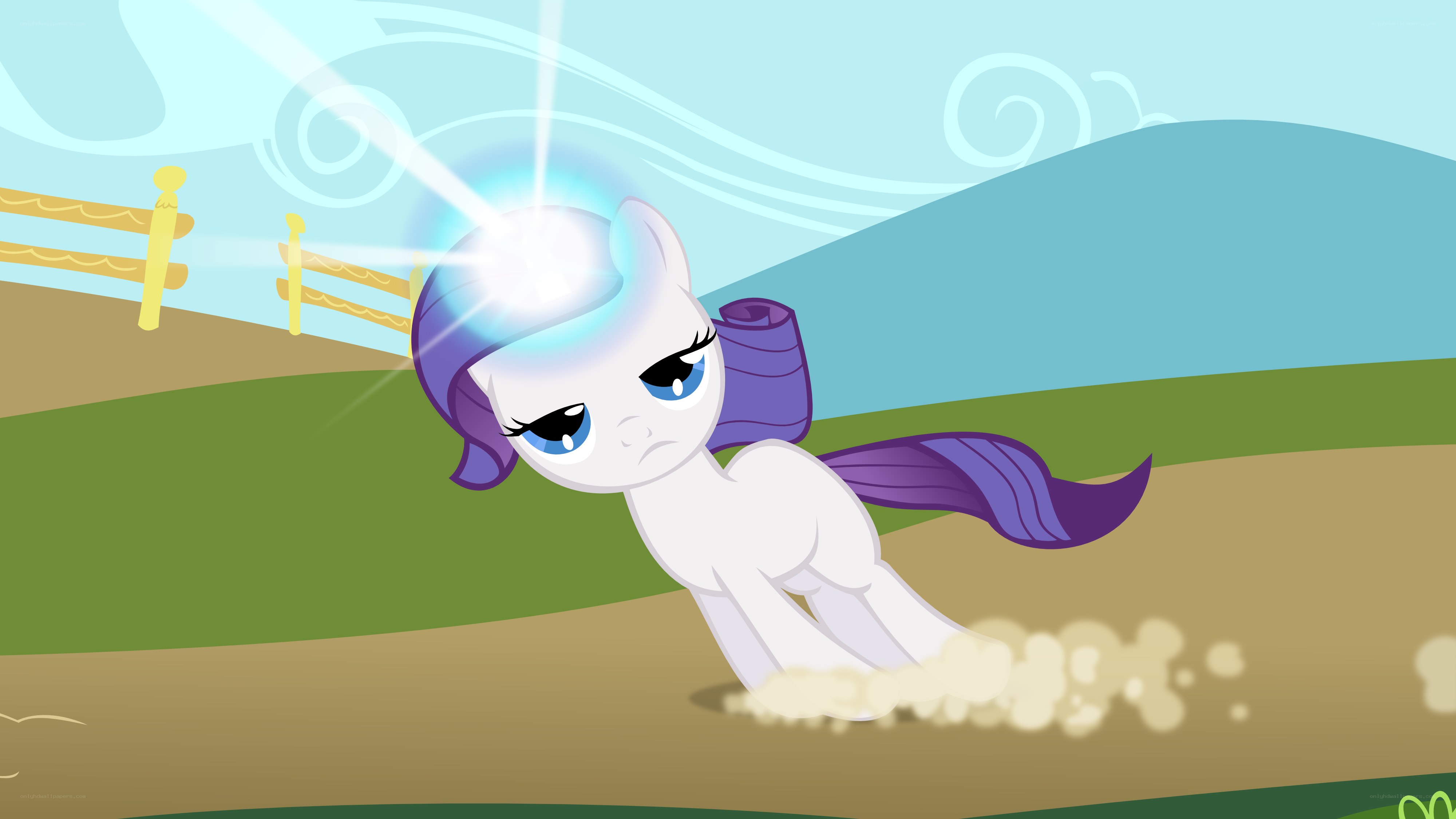Rarity using magic
